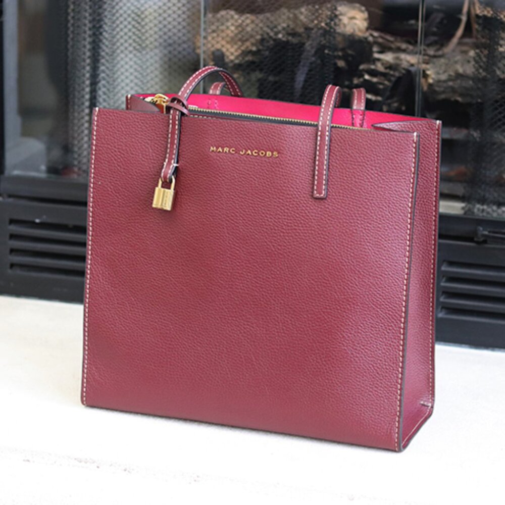 NWT - Marc Jacobs The Grind tote bag - Burgandy 🍷✨